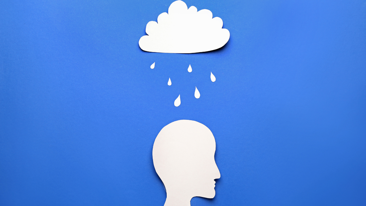 mental health rain cloud